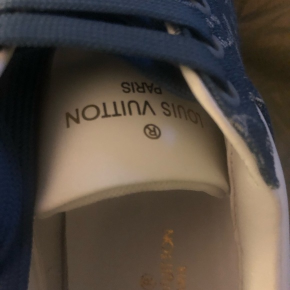 Louis Vuitton Denim Sneakers size 41 EU or Size 8 - Picture 5 of 11